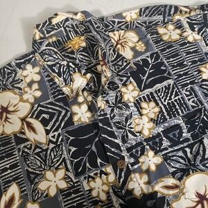 Vintage Kane Malia Hawaiian Aloha Shirt Mens XXL Made in Hawaii USA Floral print